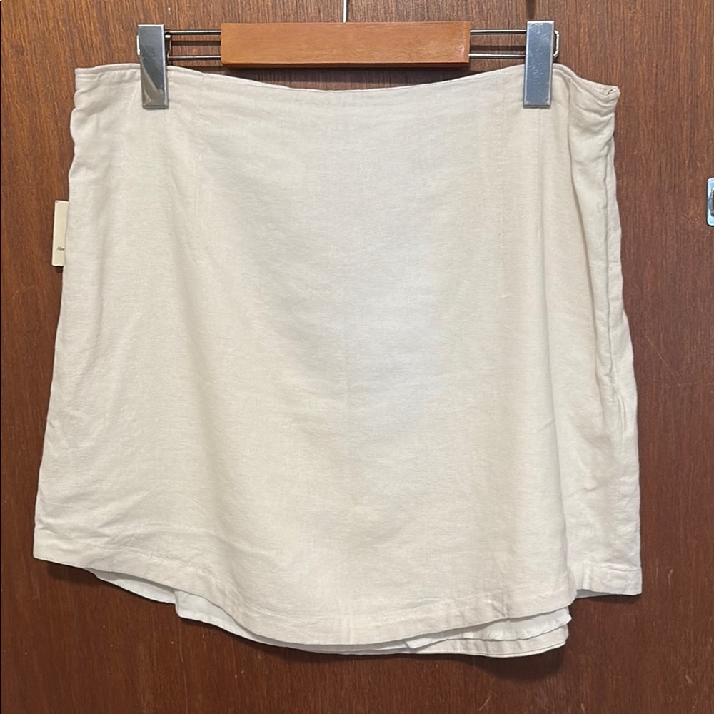 NWT Abercrombie & Fitch Linen-Blend Mini Skirt